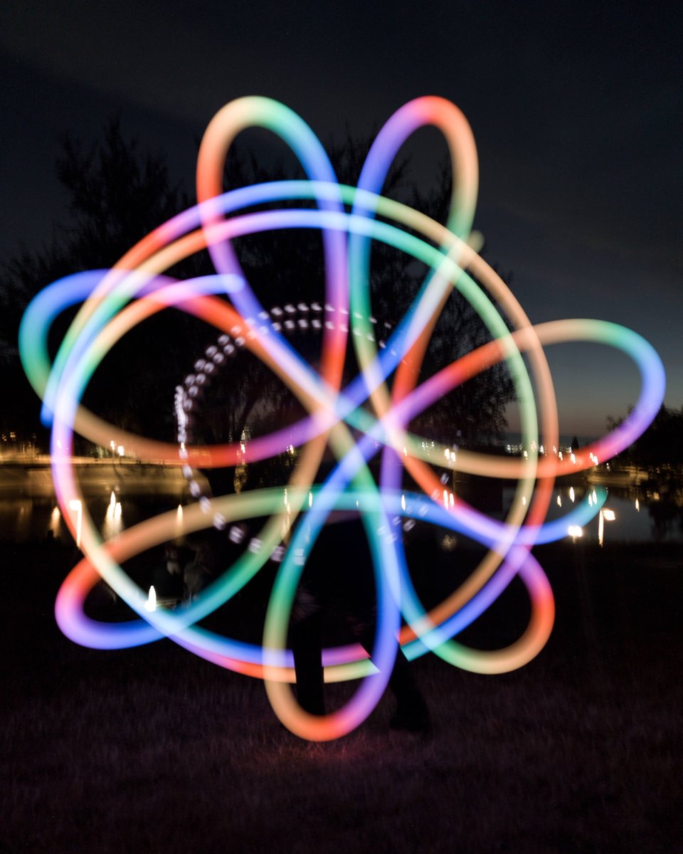 LED prop light trails